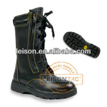 Leather Fire Fighting Safety Boots with steel toe